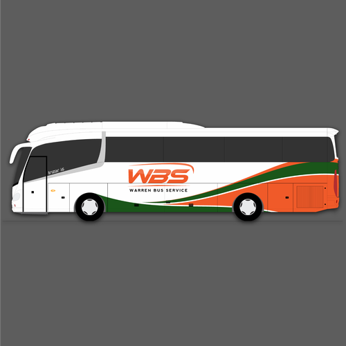 Charter Bus Graphics Incorporating Company Logo Competition Design réalisé par The Faisel