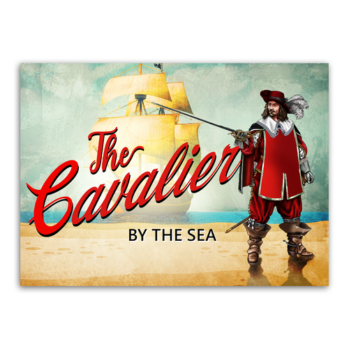 Oceanfront Hotel Signage - Vintage w/slight Modern design Design by Vivid Project