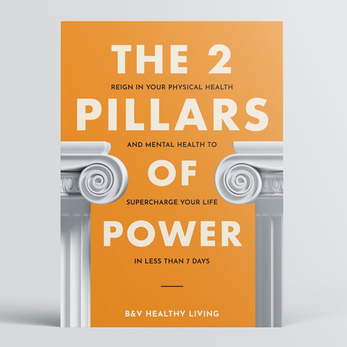 2 Pillars of Power book cover design to grab attention Design by Morten Bredehöft