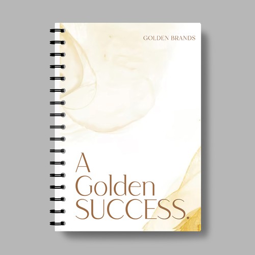 Inspirational Notebook Design for Networking Events for Business Owners Design by Kateryna Loreli