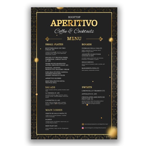 Menu contest entry by Manthanshah