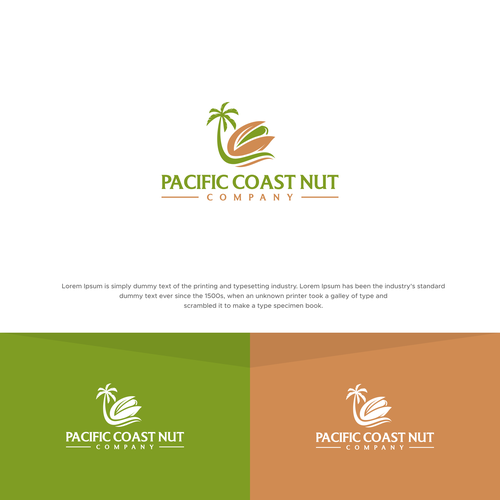 Simplistic logo for a California pistachio company Design by MotionPixelll™