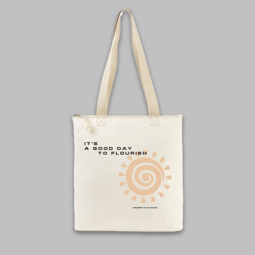 Tote bag design for an in-person event in Florida! Design by mañana_art