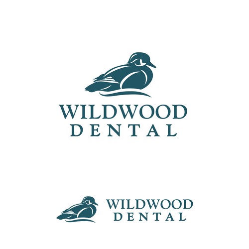 Design a wood duck logo for Wildwood Dental Design by 1001.designs
