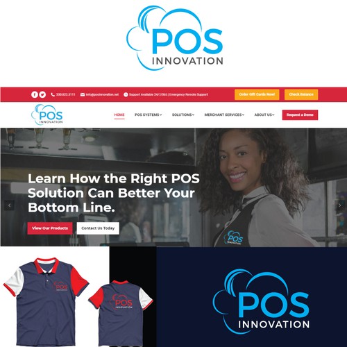 Modern and sophisticated logo- Point of sale system Diseño de ArtByShahnaz™