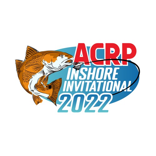 ACRP Fishing Tournament LOGO with fish illustration Design by Rainbowl_m