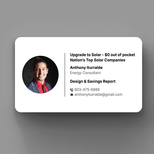 Solar Power business card Design by Taaiebah