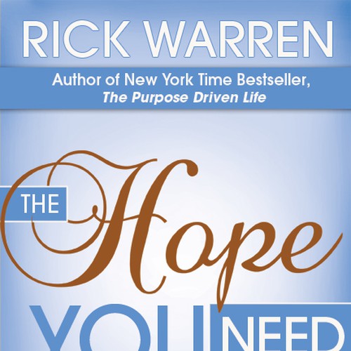 Design Rick Warren's New Book Cover Design réalisé par paige1media