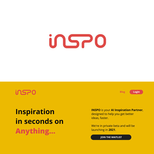 Design an inspiring logo for a platform that's designed to inspire! Design by JEEiEE