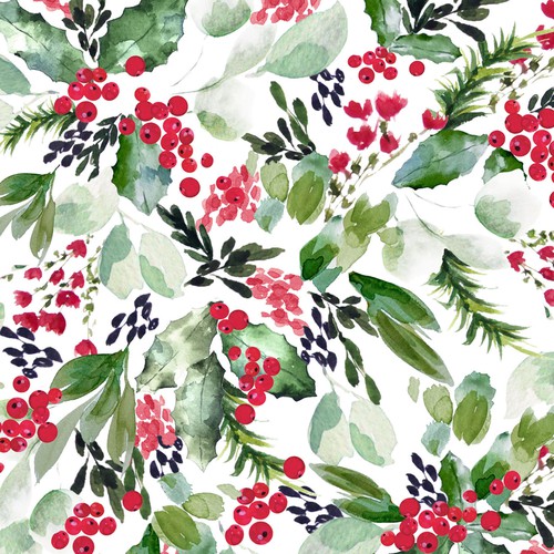 Fran.illusさんのDesign a Christmas Pattern for Luxury Decorative Gift Boxesデザイン