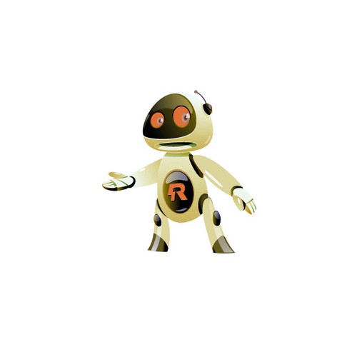 Robot Character/Mascot for Refer-A-Bot Company Design by Studio_One&Half