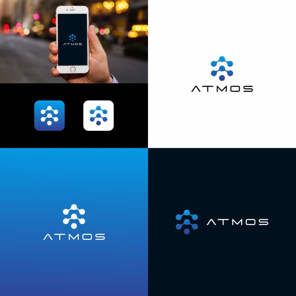 Design by MNM90 titled "logo design for atmos"