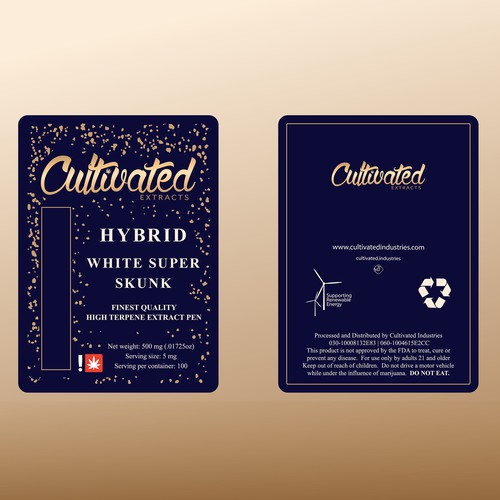 Simple package for vape pen Design by La Vita Bella