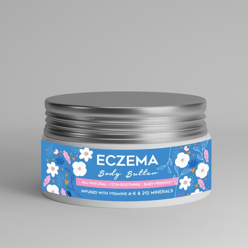 Create a cute, Instagram-friendly, trustworthy skin cream label Design by se7en designs