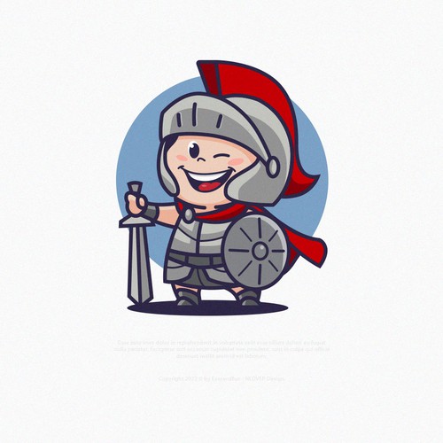 Warrior Mascot Design by NLOVEP-7472