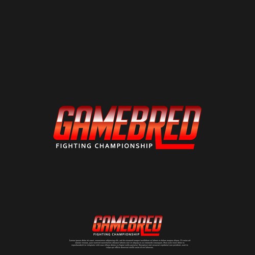 Modern fight organization, not looking for a GFC logo, want Gamebred FC or Gamebred Fighting Championship Design by ernamanis