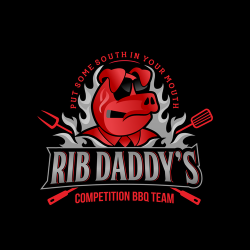 RibDaddys Bbq team comp | Logo design contest