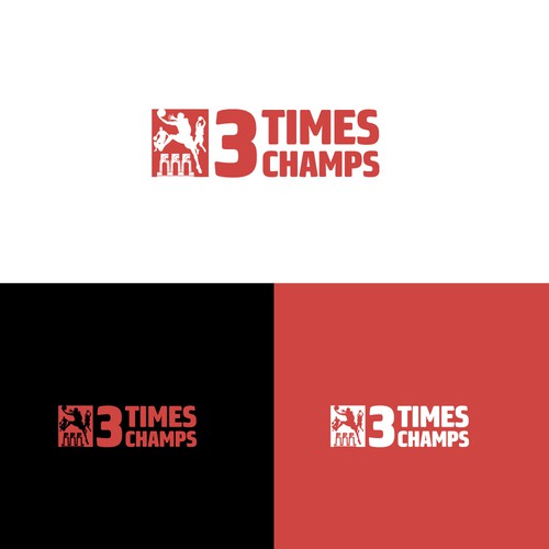 Basketball Logo for Team 'Three-Time Champs' - Your Winning Logo Featured on Major Sports Network Design by Guane