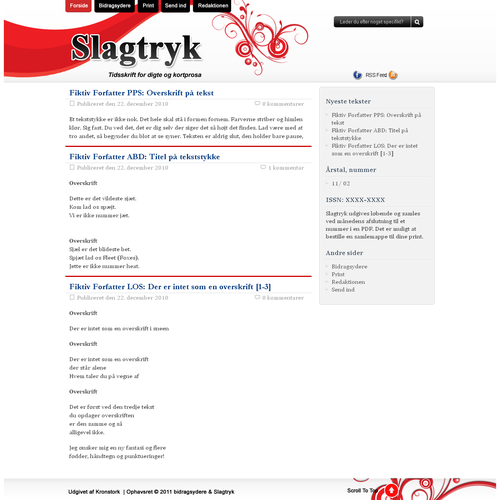 Simple Header and Footer for website Design von pohelasoft