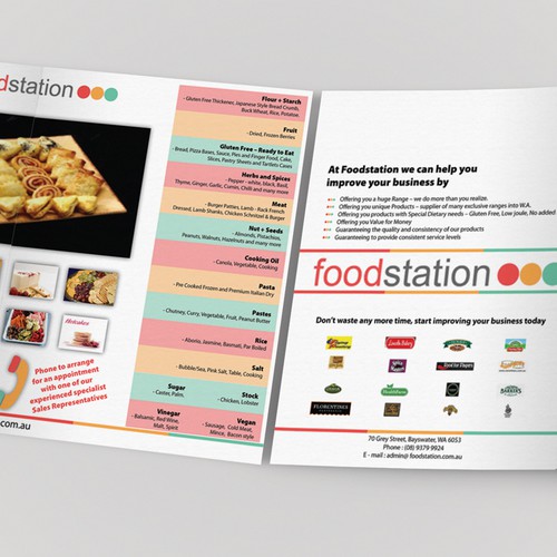 Create the next postcard or flyer for Foodstation デザイン by V.M.74