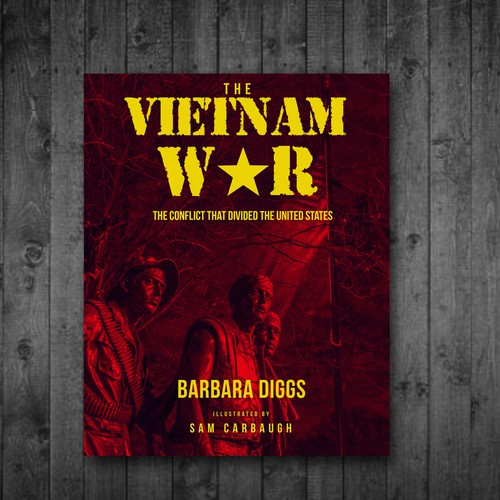 Book cover for the vietnam war | Book cover contest | 99designs