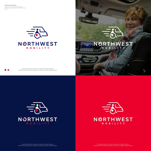 We need a new logo for a new Wheel chair accessible dealership serving Oregon and the Northwest. Design by Dante Studio