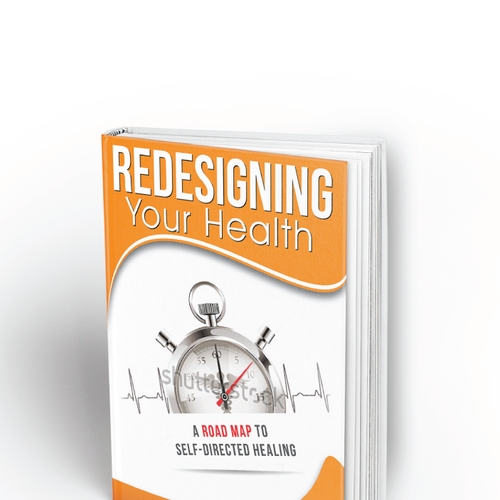 Create a striking road map to wellness book cover for Redesigning Your Health Design by Mazalo.Design