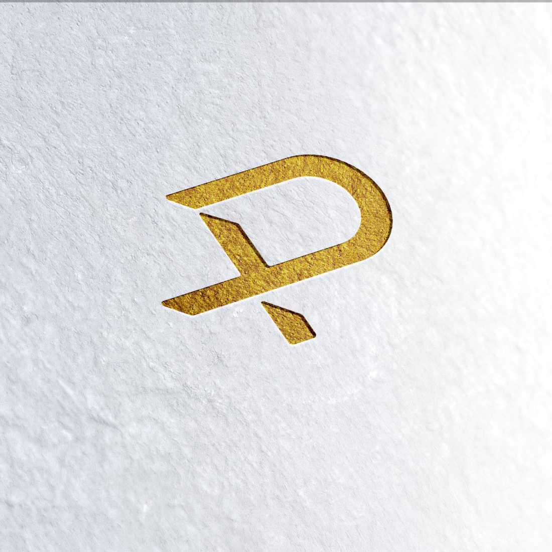 P logo with the title 'Modern Lettermark'