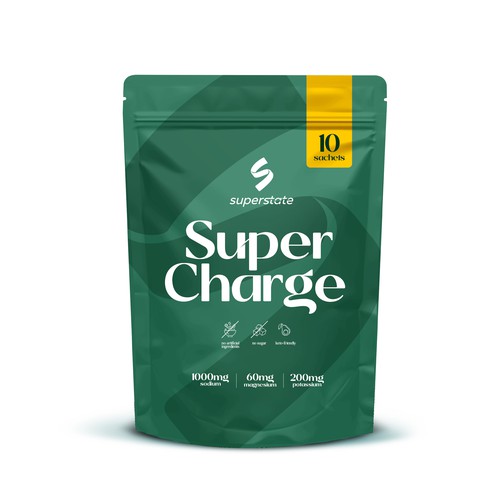 Packaging Design for a clean electrolyte supplement Design by sougatacreative