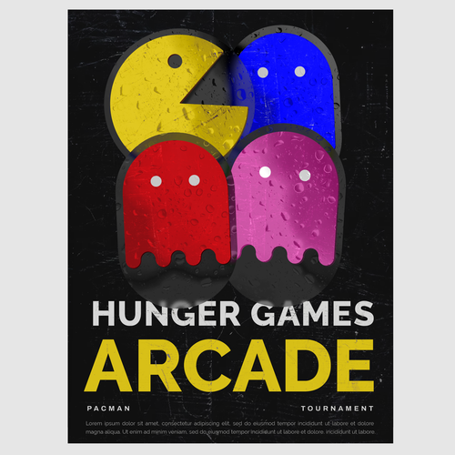 Design cover art for PACMAN arcade exhibit Design by eavum