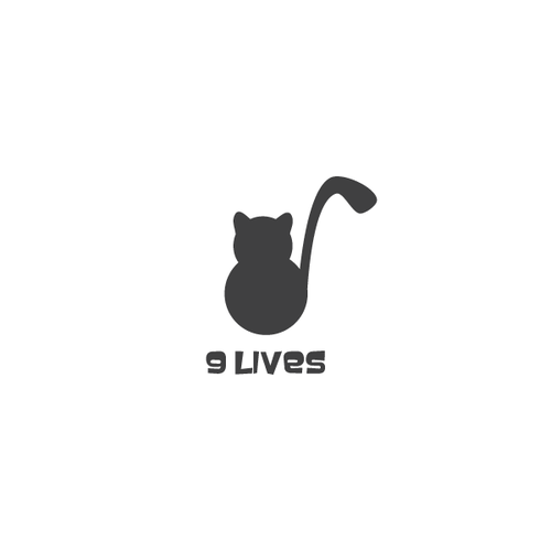 9 Lives Music Group Record Label LOGO Design by Reghardt
