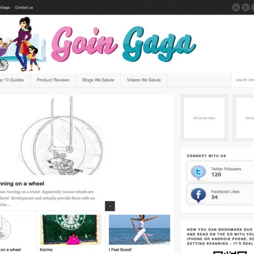 Create a fun, vibrant cartoon image for GoinGaga, get good karma (& easy money!) Design by masha hajders