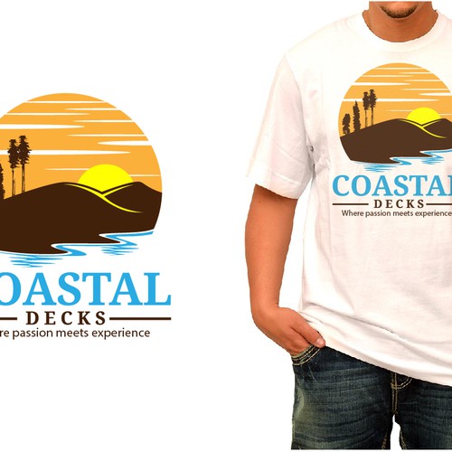 Create an elegant yet playful and clever logo for Coastal Decks!!! Design by Muchsin41