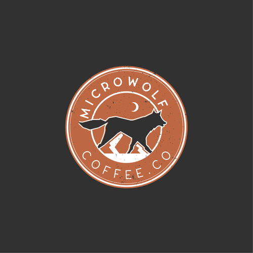 Microwolf Coffee logo Design by red lapis