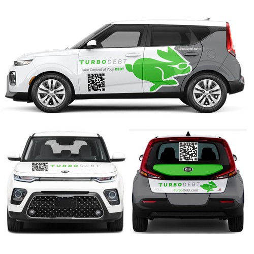 コンペ「Kia Soul Car Wrap Design for Hot Fintech Startup」のデザイン by Anugerah ilahiさん 