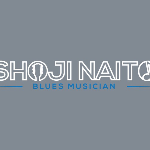 LOGO for a Blues Musician WEB and posters Design réalisé par Archell Designs