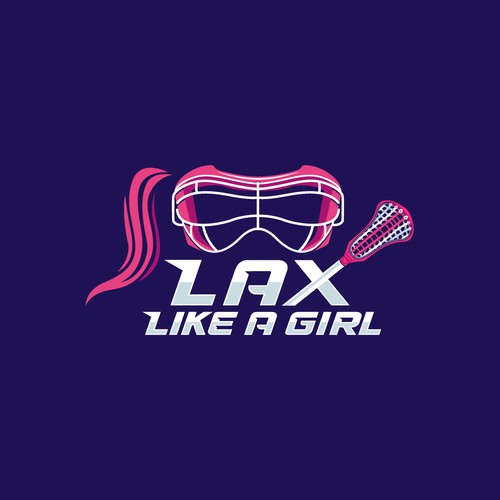 A classic yet fun logo for the fearless, confident, sporty, fun female lacrosse player Design by Jans...