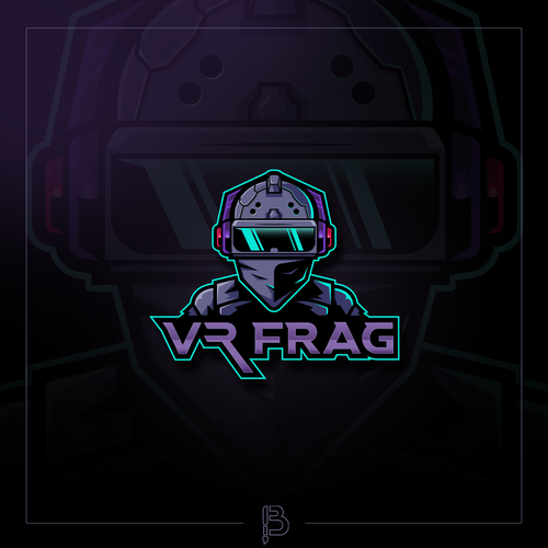 VR shooter played at large space VR arcades is looking for a logo. Design by Butryk