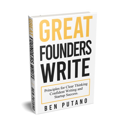 Design the cover of a writing book for entrepreneurs Design by Zahari Studio