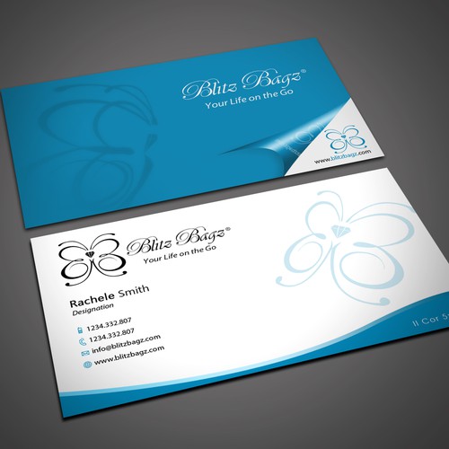 stationery for Blitz Bagz Ontwerp door conceptu