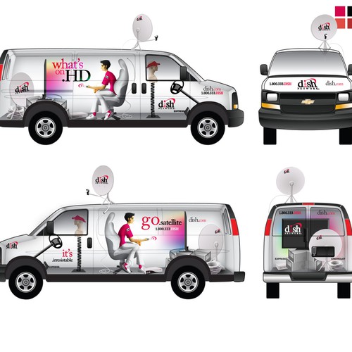 V&S 002 ~ REDESIGN THE DISH NETWORK INSTALLATION FLEET デザイン by iSergio