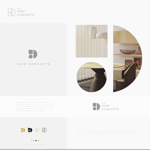 3 Letter Minimalistic interconnected Logo with Clean Lines Design by Vaart™