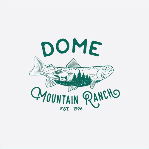 Dome Mountain Ranch Logo!!! Design by iyank iyo