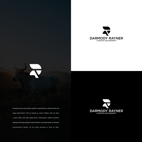 Livestock Ranch Agents Logo Design by boerhan