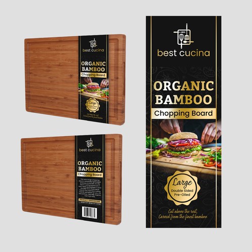 Bamboo Chopping Board Colour Card (2 Bamboo Chopping Board Models) Design by Rajith Shantha