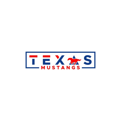 Texas Mustangs Design by SGrph