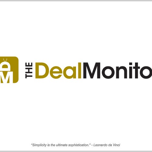 logo for The Deal Monitor Diseño de keegan™