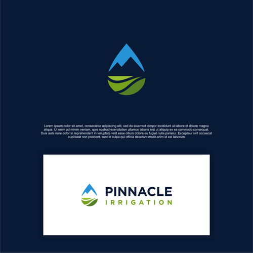 Brand new irrigation company looking for bold and statement-making logo Design by M a i s y a