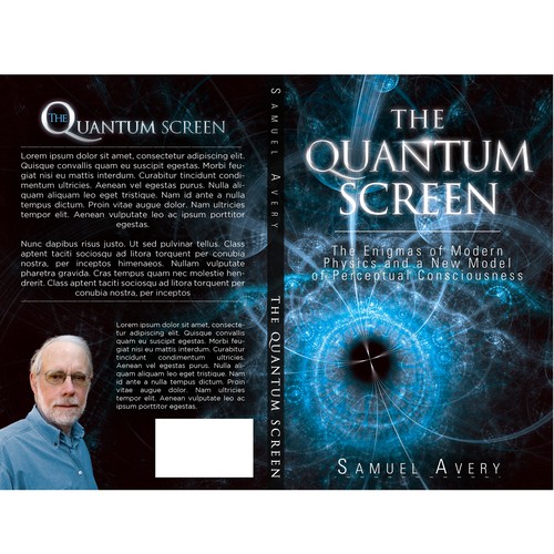 Book Cover: Quantum Physics & Consciousenss デザイン by srk1xz