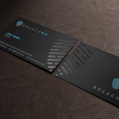 Professional B2B Card for Cyber Security Software Company Design von kaylee CK